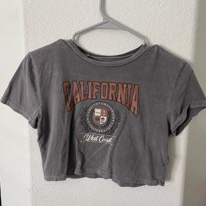 Cropped california t-shirt